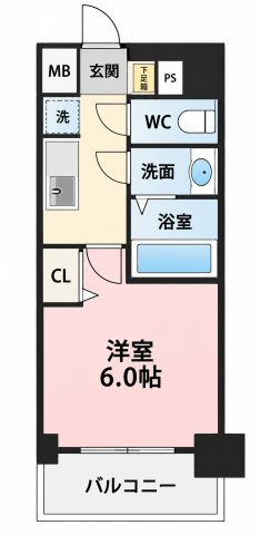 プレサンス桜山駅前アフォードの間取り