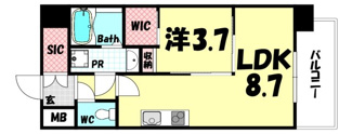 【間取り】 | セレニテ西元町アリエ