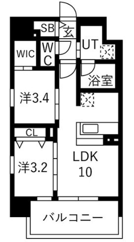 【間取り】 | ソルテラスUMEDA　NORTH