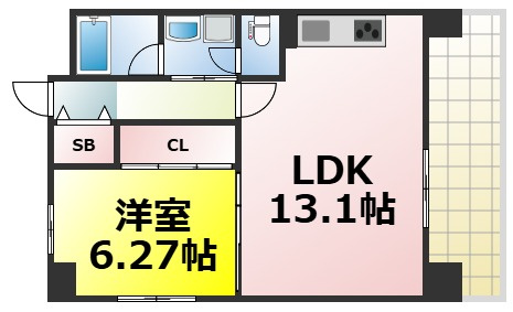【間取り】 | S-FORT桜川 仲介手数料無料