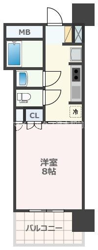 熊本市西区春日３丁目の賃貸マンションの間取り