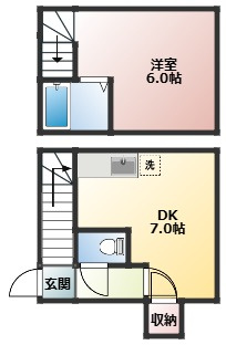 【間取り】 | 【CP対象】JPコート南平岸　A | 間取りです