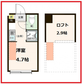 【間取り】 | ハーモニーテラス中十条Ⅲ