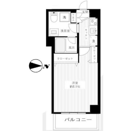 【間取り】 | レアライズ蒲田　Ⅱ