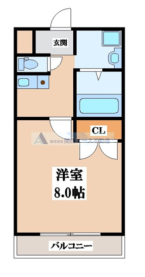 【間取り】 | エイチ・ツー・オー新町Ⅰ