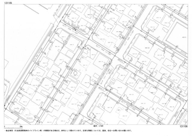 見附市上新田町　土地建物の地図