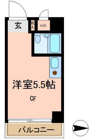 グローリア初穂武蔵境の間取り