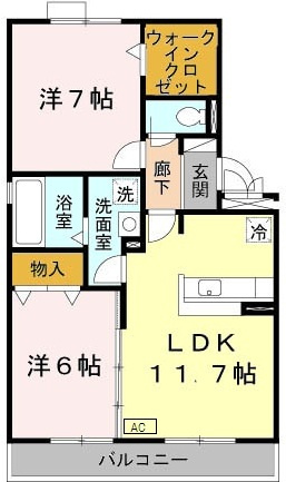 プロスペラールの間取り