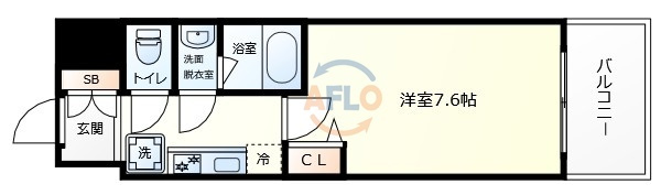 Alivis浪速東SoL TERRACEの間取り|Alivis浪速東SoL TERRACE　間取り