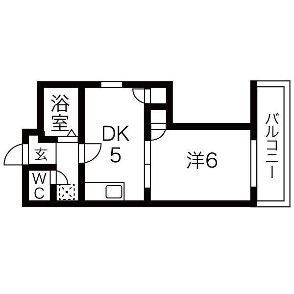エイチ・ツーオー新今里Ⅱビルの間取り