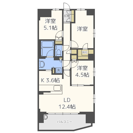 S-FORT大阪同心の間取り