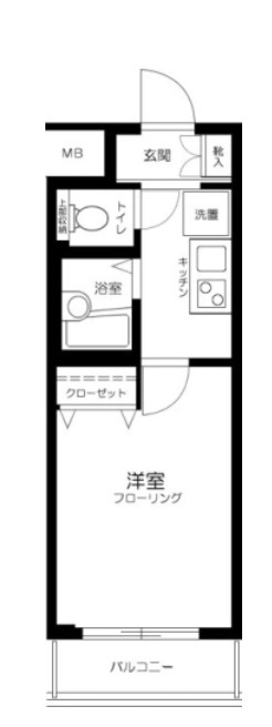 練馬区田柄２丁目の賃貸マンションの間取り