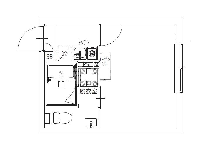 板橋区志村２丁目の賃貸マンションの間取り