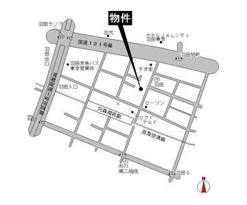 Ｊ－ＣＲＥＳＴ羽田の地図