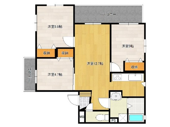 SOLAREの間取り