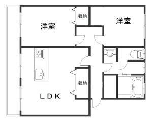 マンションTSUZUKIの間取り