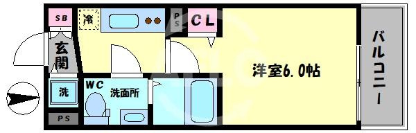 プレサンス松屋町グレースの間取り|プレサンス松屋町グレース　間取り