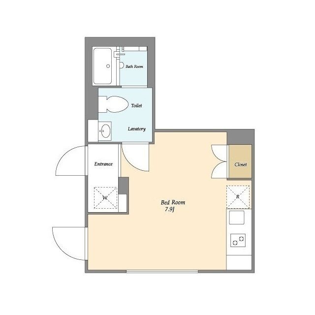 ＥＸＡＭ西小山の間取り|間取りです。