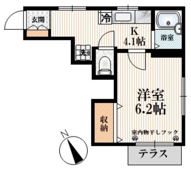 セブンス　アベニューの間取り|★角部屋３面窓あり★