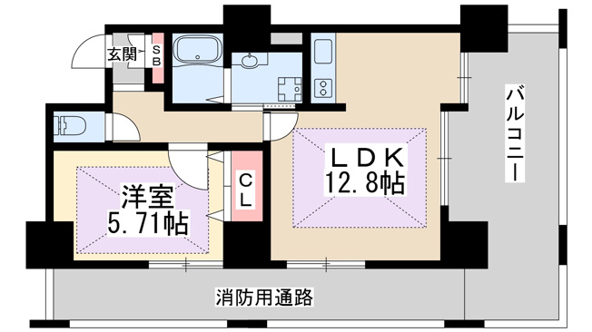 【間取り】 | ノルデンタワー新大阪プレミアム