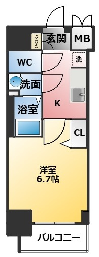 プレサンス広小路通今池の間取り