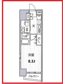 【間取り】 | ラヴィエント南千住V