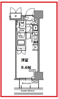 【間取り】 | パークアクシス台東根岸