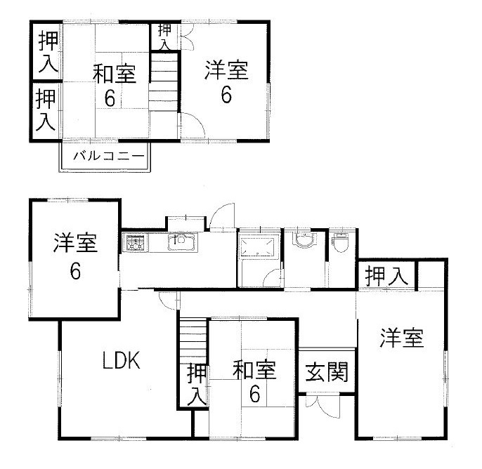 泉南市幡代２丁目中古戸建の間取り|価格150万円　土地約208.23㎡（約62.99坪）の広々敷地
