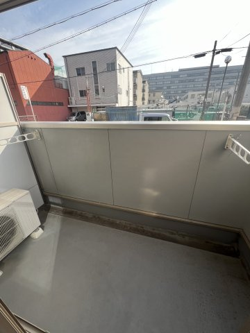 京都市南区東九条南河辺町の賃貸マンションのバルコニー
