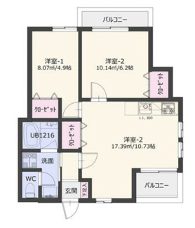 【間取り】 | 上大岡ヒルズEAST