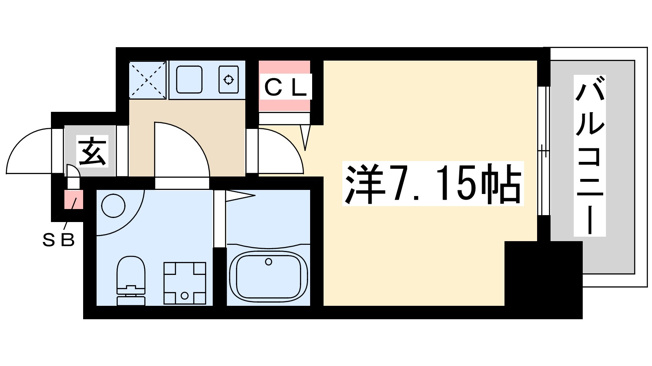 【間取り】 | アーバンフラッツ江坂