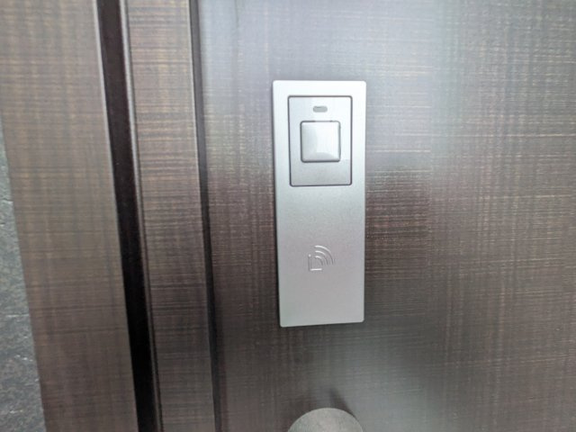 下妻市二本紀　第2　新築戸建て　2号棟の玄関