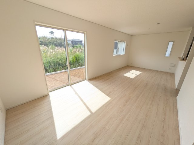 つくば市安食　第2　新築戸建ての居間・リビング