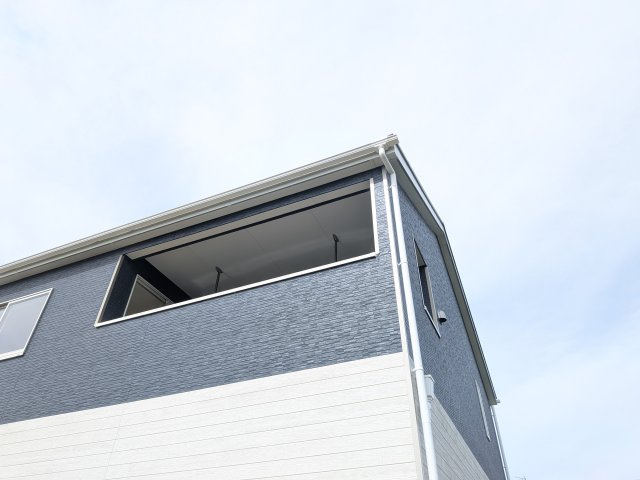つくば市安食　第2　新築戸建てのバルコニー