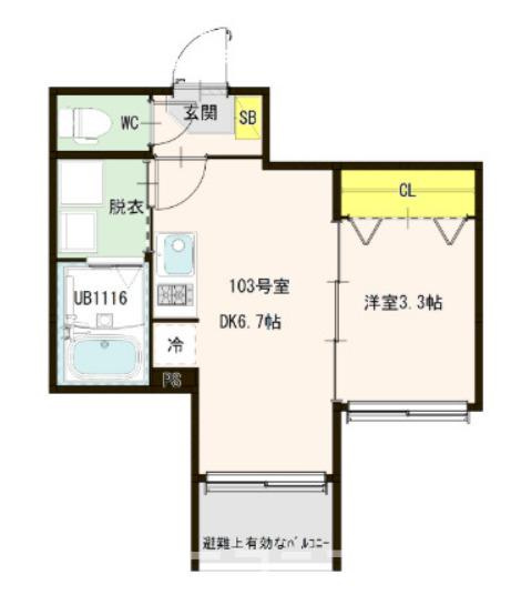 葛飾区堀切４丁目のアパートの間取り