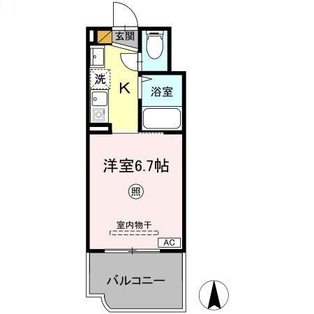 パティオ坂巻の間取り