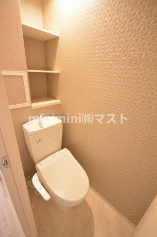 大阪市西区立売堀５丁目の賃貸マンションのトイレ