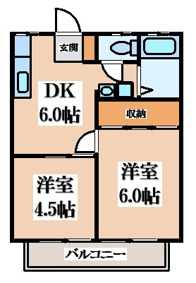 【間取り】 | 扇町ハイツ
