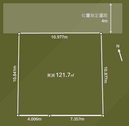 世田谷区等々力2丁目の土地図