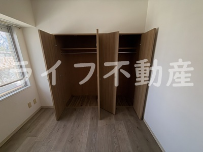 フェルティシャトー今里の収納|収納のためのスペースです