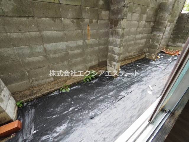 石神マンションのバルコニー