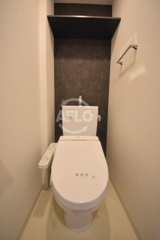 S-RESIDENCE谷町五丁目のトイレ|S-RESIDENCE谷町五丁目　温水洗浄便座