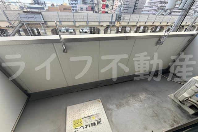 グランパシフィック大今里のバルコニー