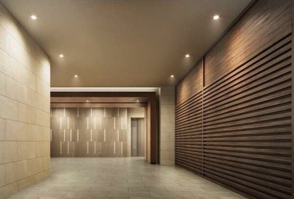 神戸市中央区脇浜町３丁目の賃貸マンションのエントランス