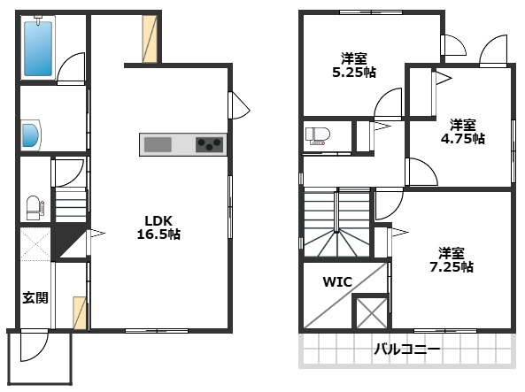 【間取り】 | La　Familia | 現況優先です。