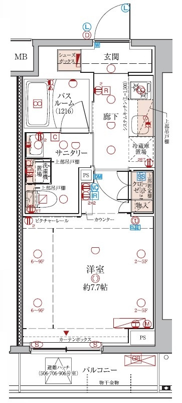 クレヴィスタ浮間舟渡の間取り