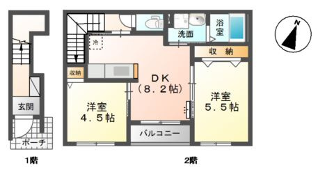 アリエッタの間取り