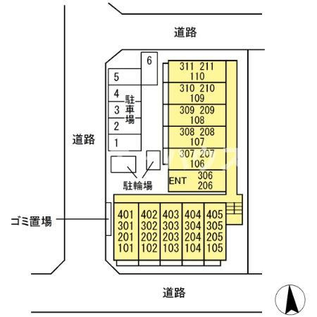 ベイグランデの区画図