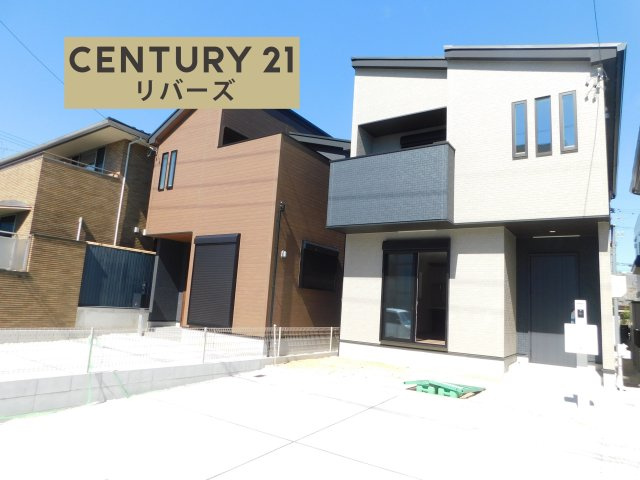 名古屋市中川区中野新町６丁目の新築一戸建の外観|◇２号棟◇　　いつでもご案内できます♪（お問合せ当日、平日、水曜、夜間でもＯＫ）　南向き！　駐車並列２台可！　大型パントリー完備のリビング２１．０帖♪　４ＬＤＫ変更可！　小学校徒歩３分♪