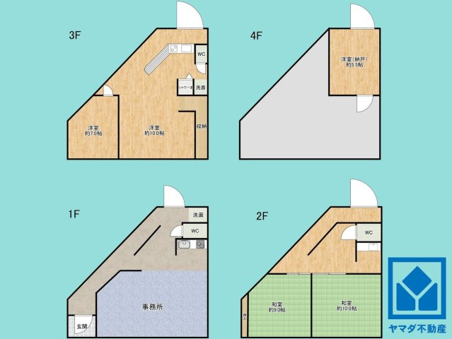 尼崎市南清水の間取り